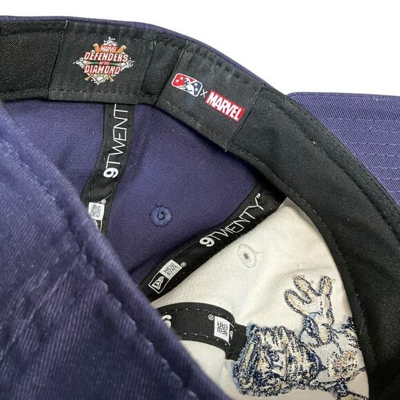 Tri-City Dust Devils New Era 9TWENTY Baseball Hat Cap Blue White Strapback Youth - Picture 10 of 13